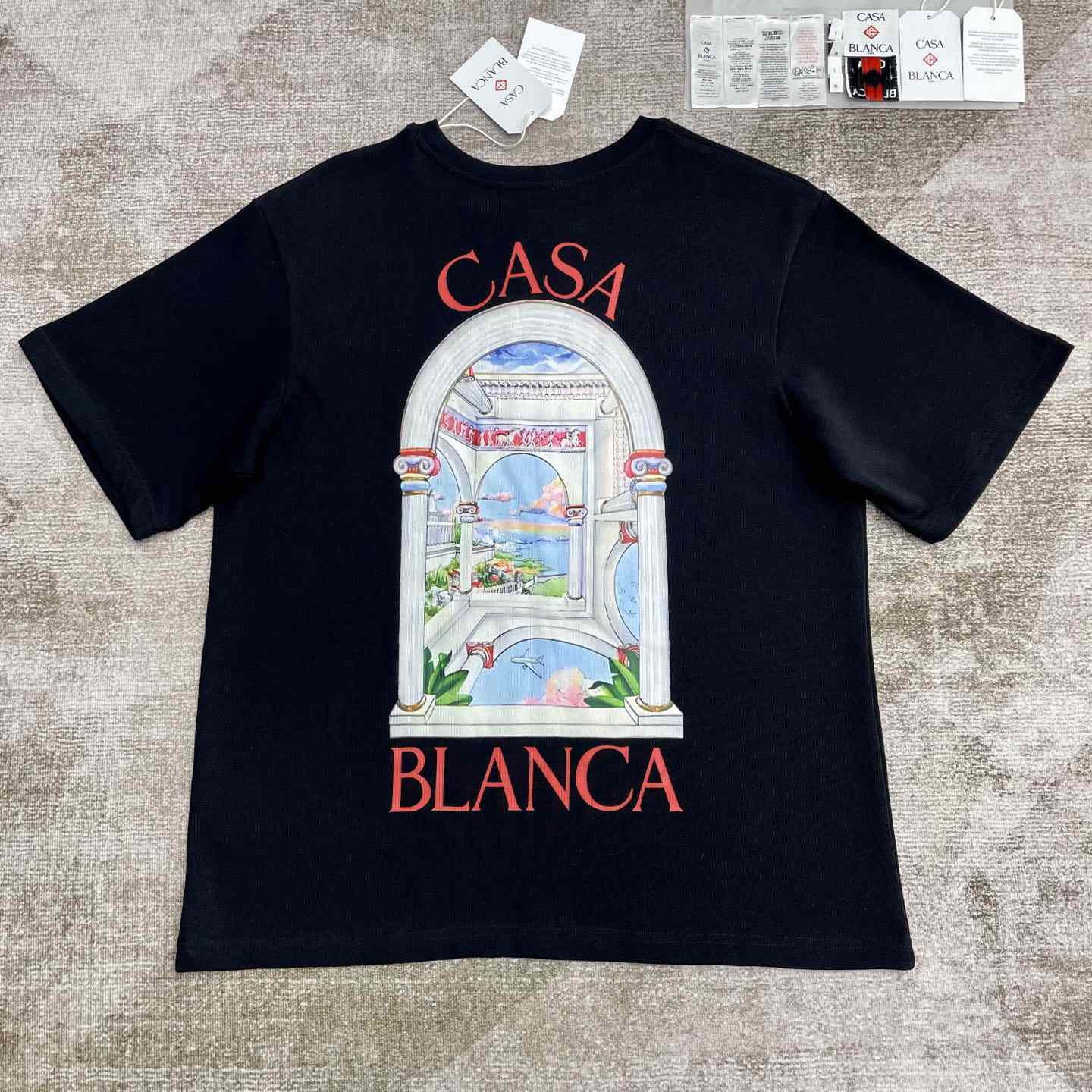 Casablanca Le Passage Printed Cotton T-Shirt   C944 - FashionPlug