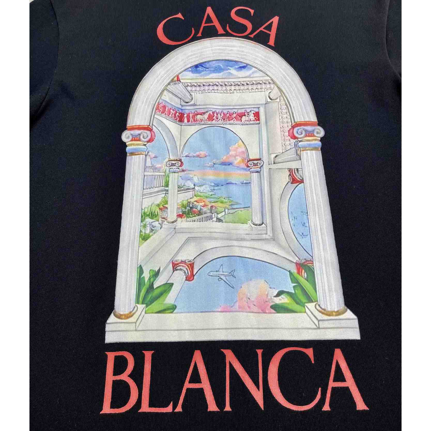 Casablanca Le Passage Printed Cotton T-Shirt   C944 - FashionPlug