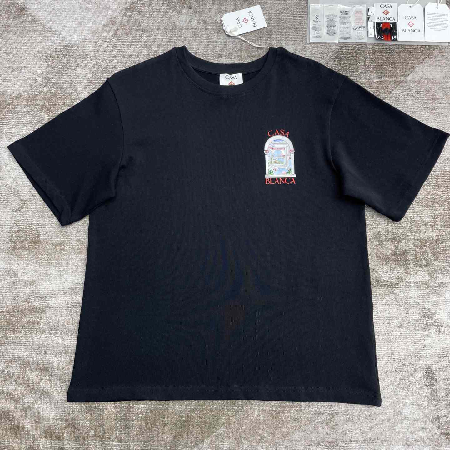 Casablanca Le Passage Printed Cotton T-Shirt   C944 - FashionPlug