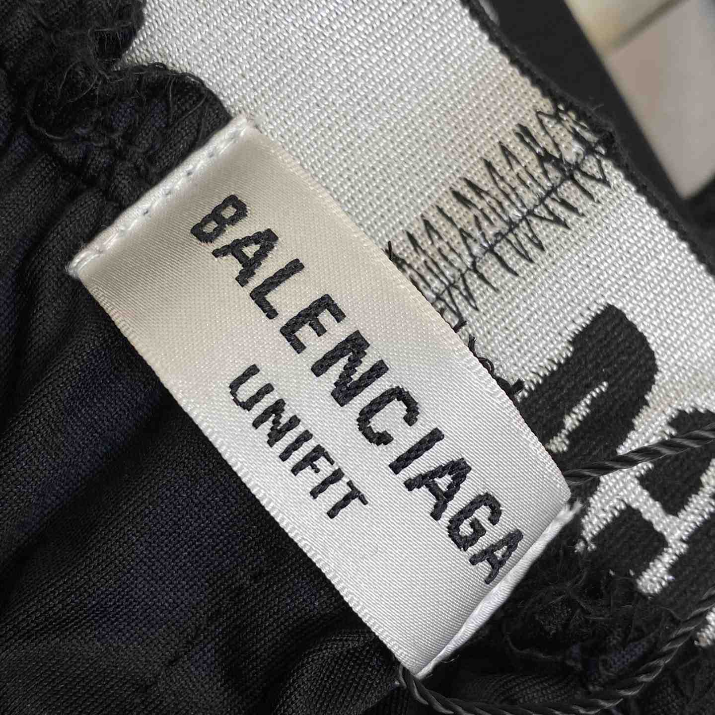 Balenciaga New Sporty B Trompe L'oeil Waistband Baggy Sweatpants - FashionPlug