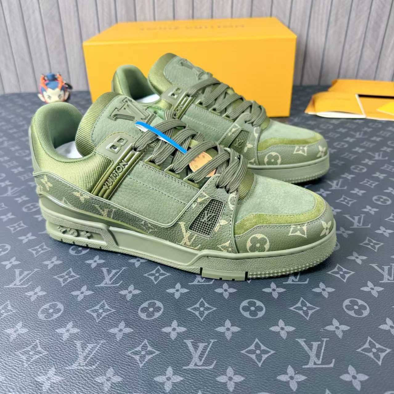 Louis Vuitton LV Trainer Sneaker     - FashionPlug