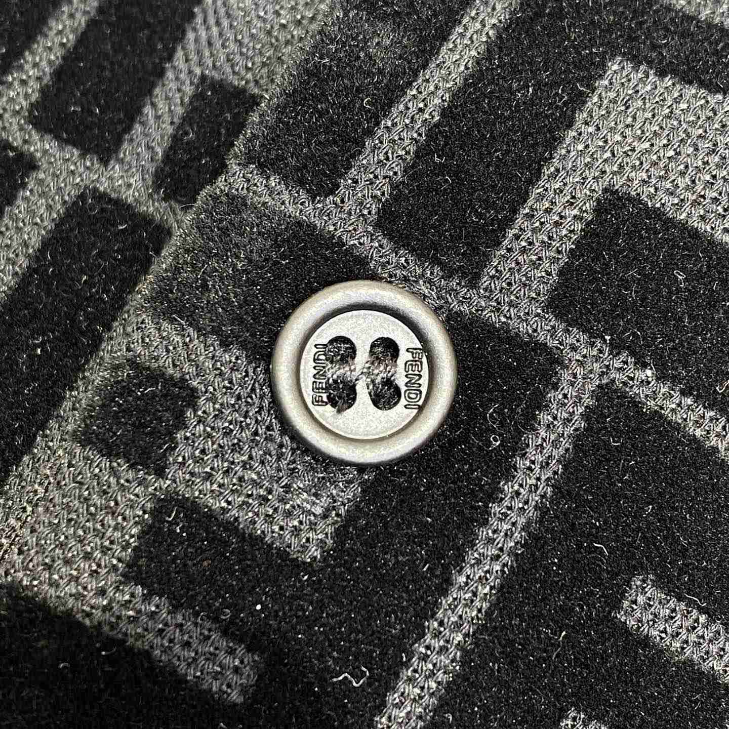 Fendi Black Jersey Polo Shirt - FashionPlug