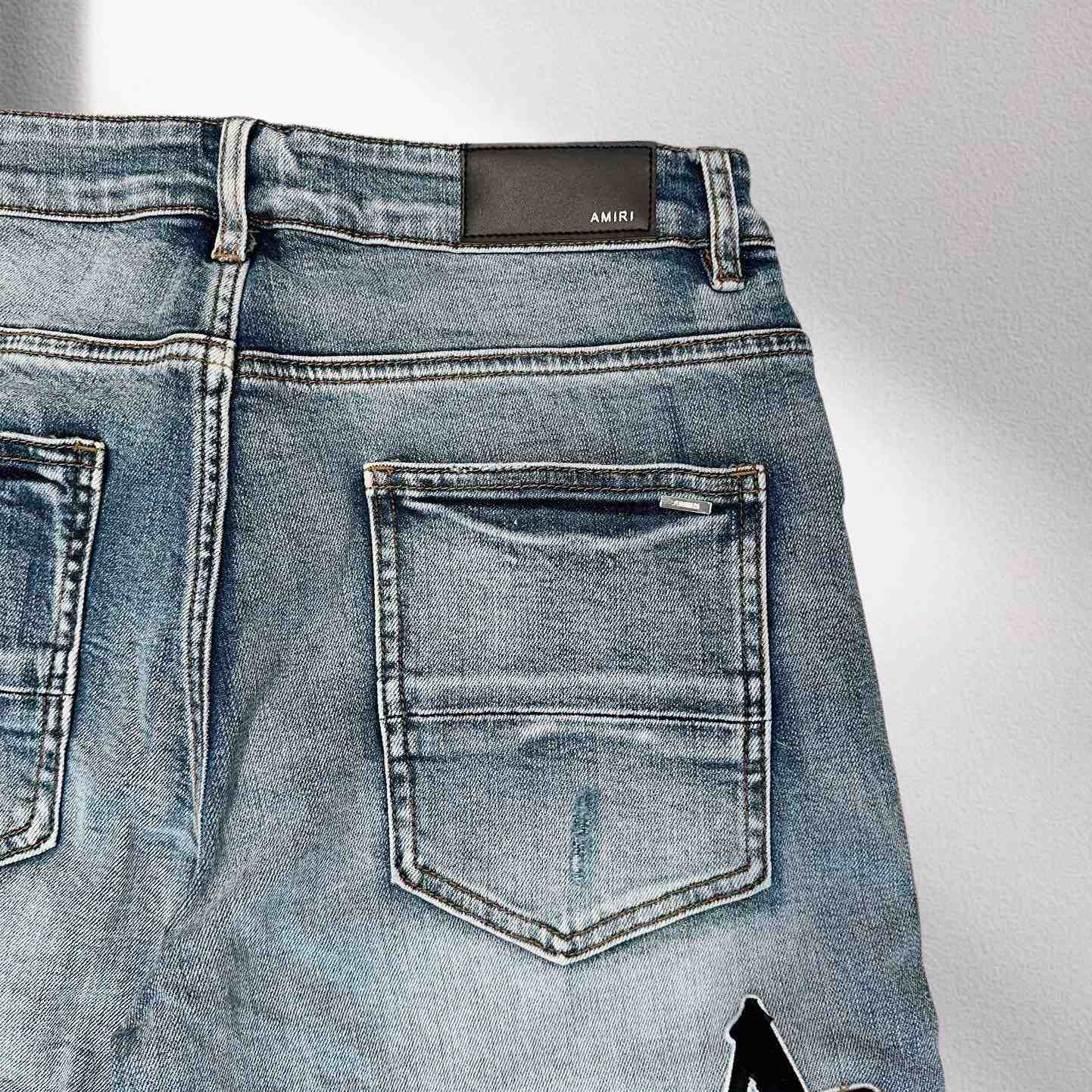 Amiri Denim Shorts     8001 - FashionPlug