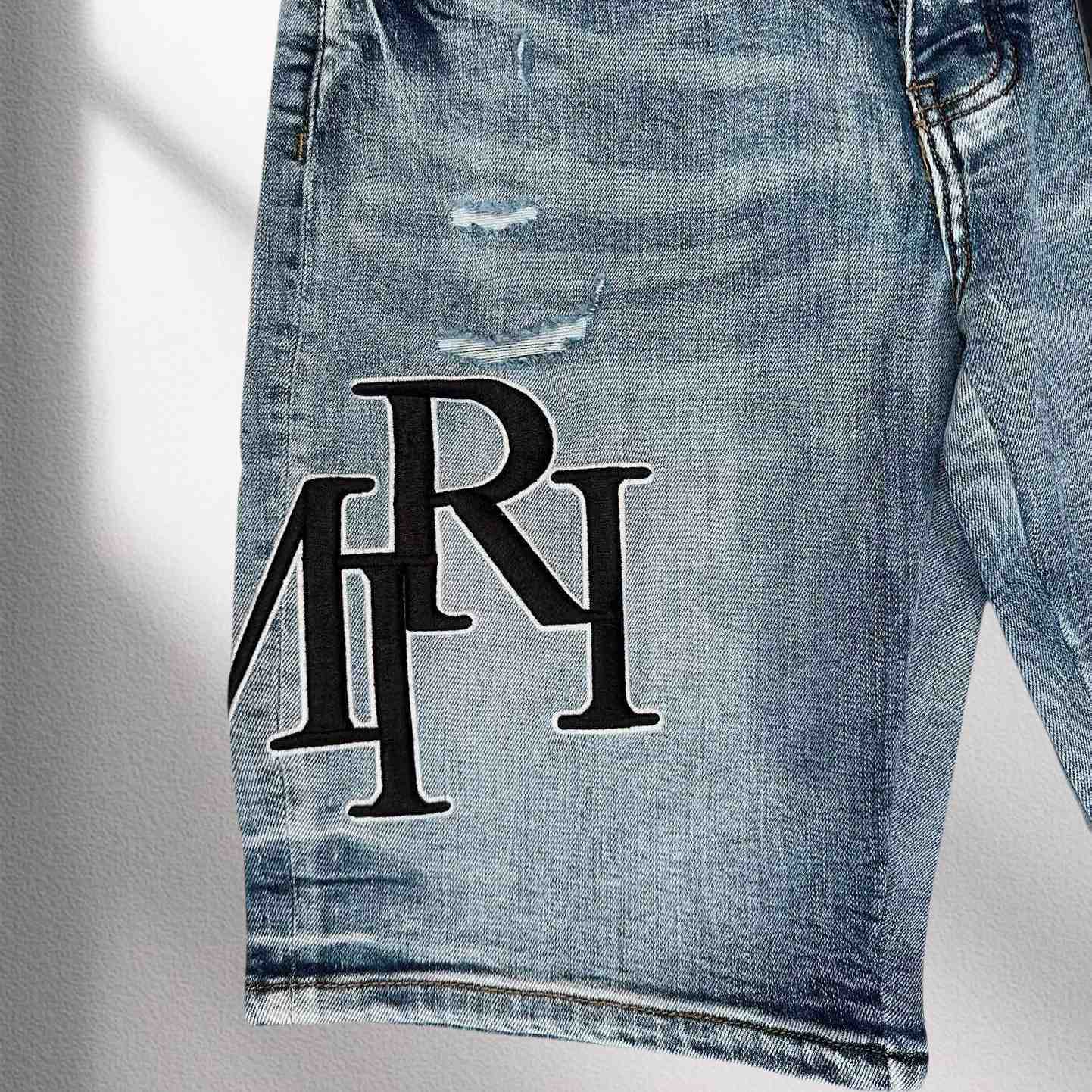 Amiri Denim Shorts     8001 - FashionPlug