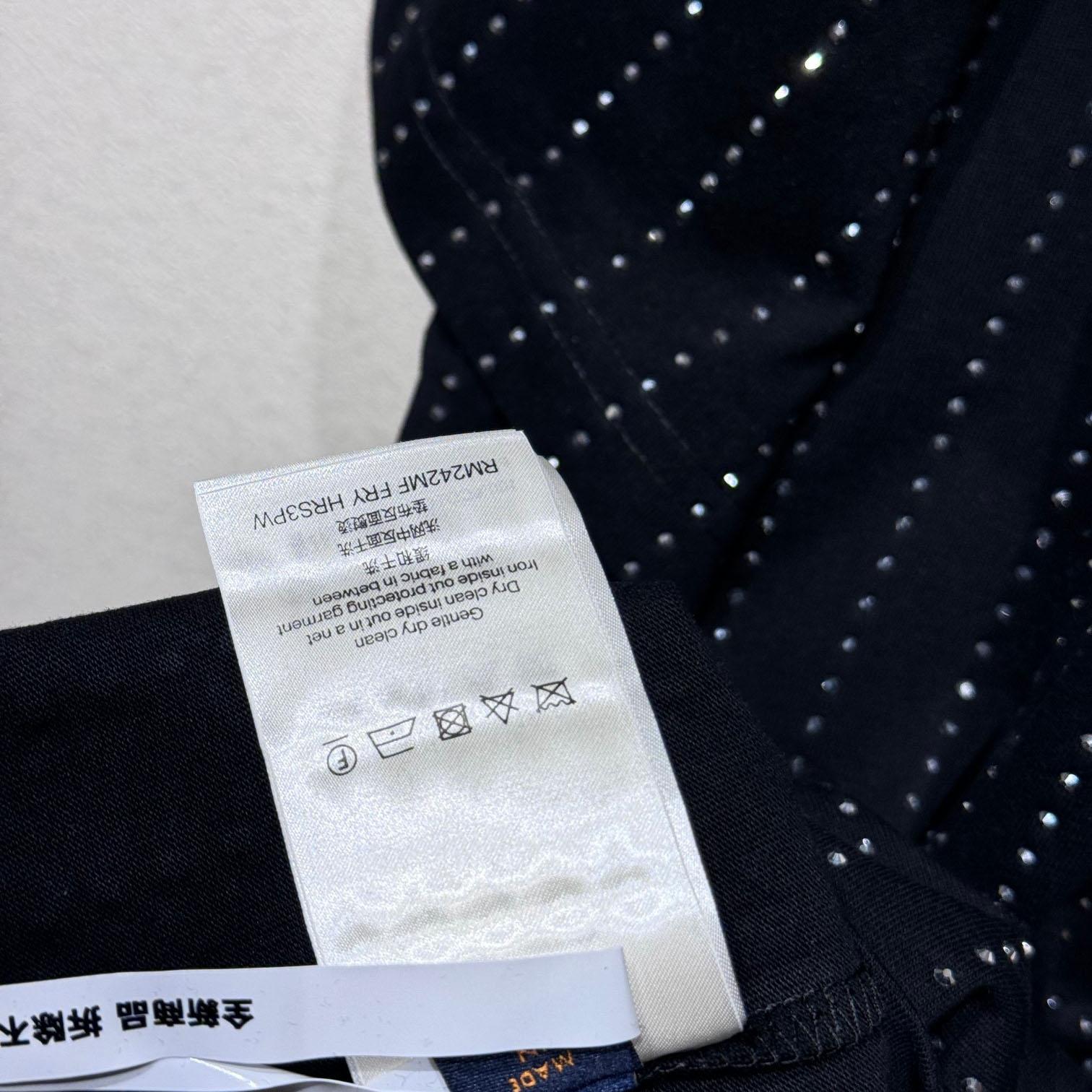 Louis Vuitton Crystal Embellished Cotton T-Shirt   1AFYDU - FashionPlug
