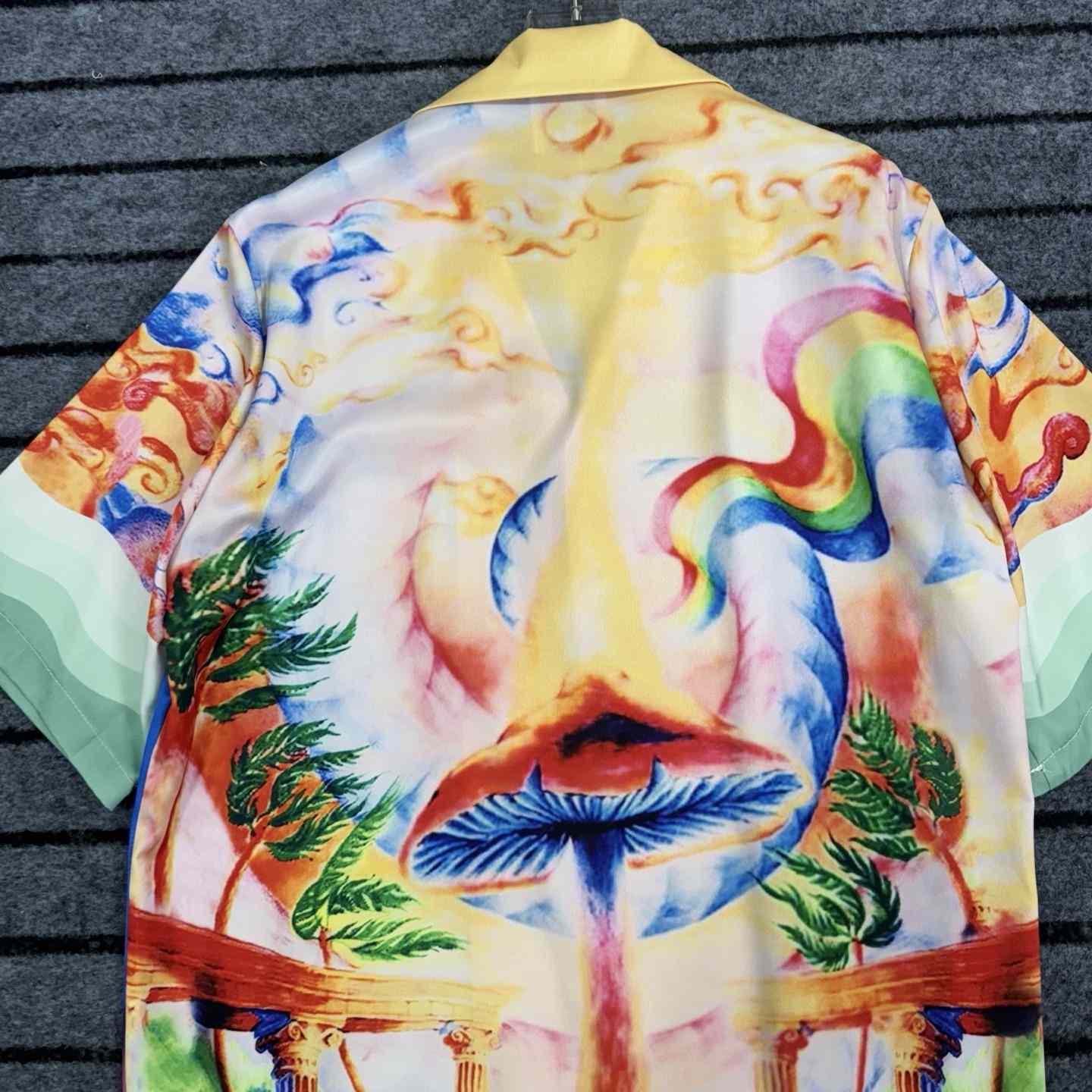 Casablanca Men's Color Nature's Teacher Shirt - FashionPlug