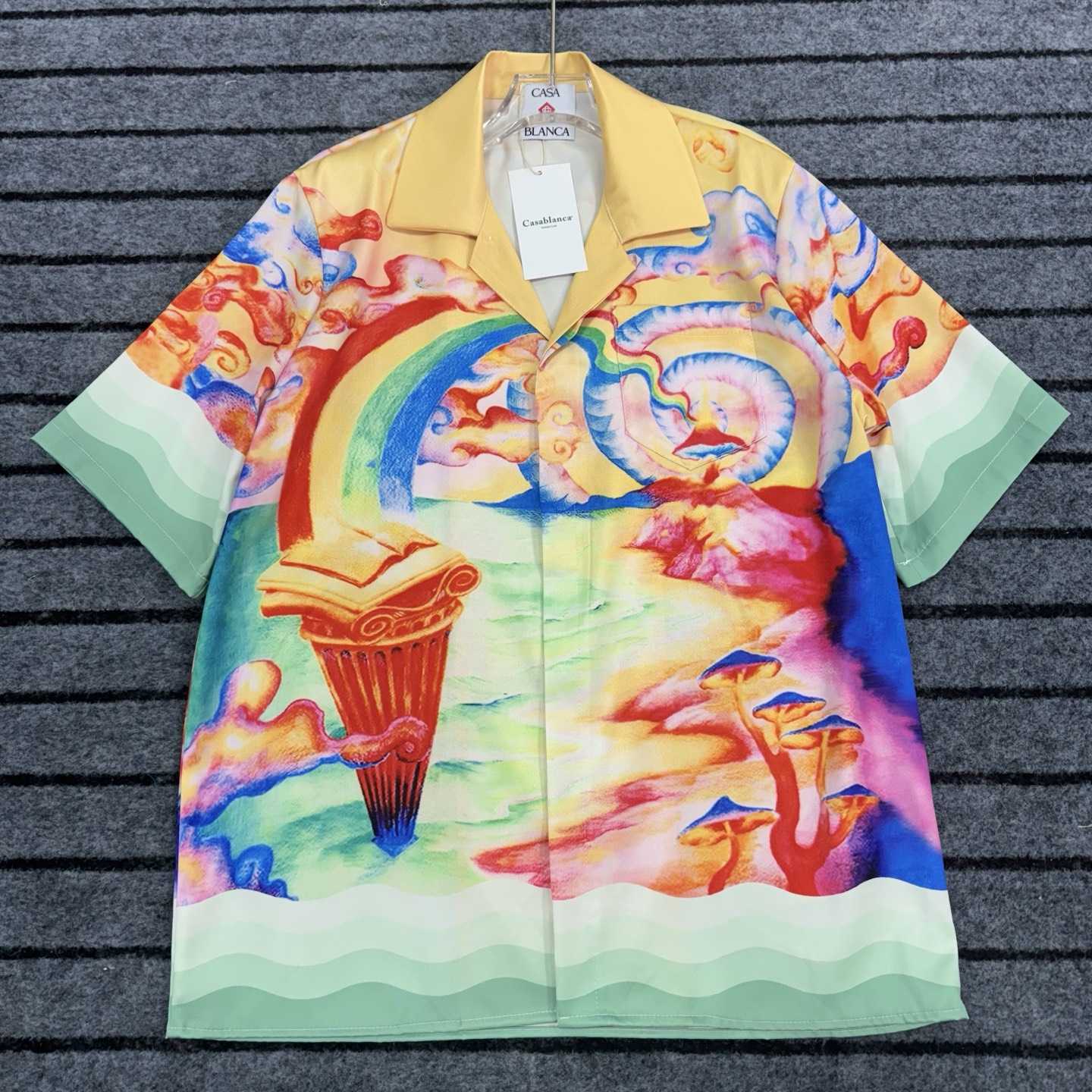 Casablanca Men's Color Nature's Teacher Shirt - FashionPlug