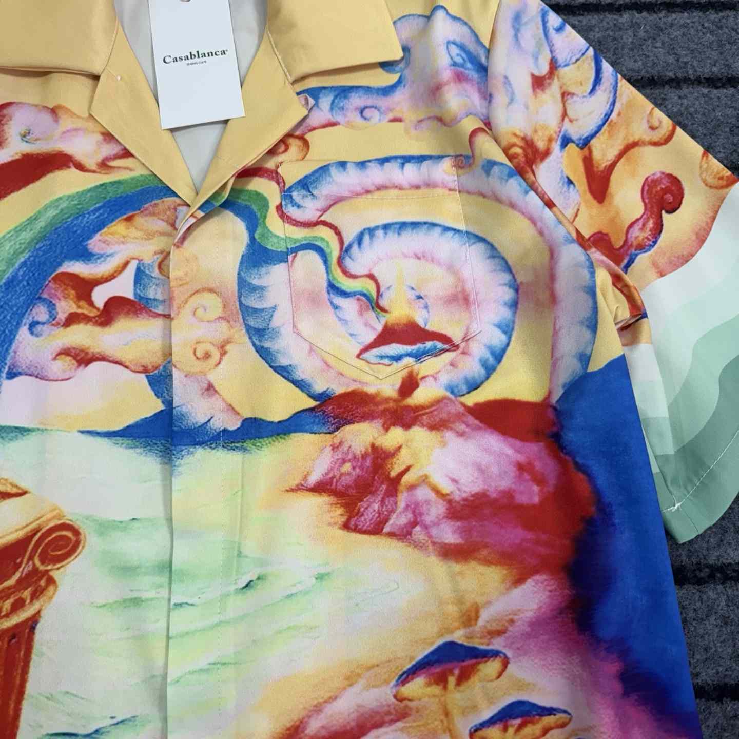 Casablanca Men's Color Nature's Teacher Shirt - FashionPlug