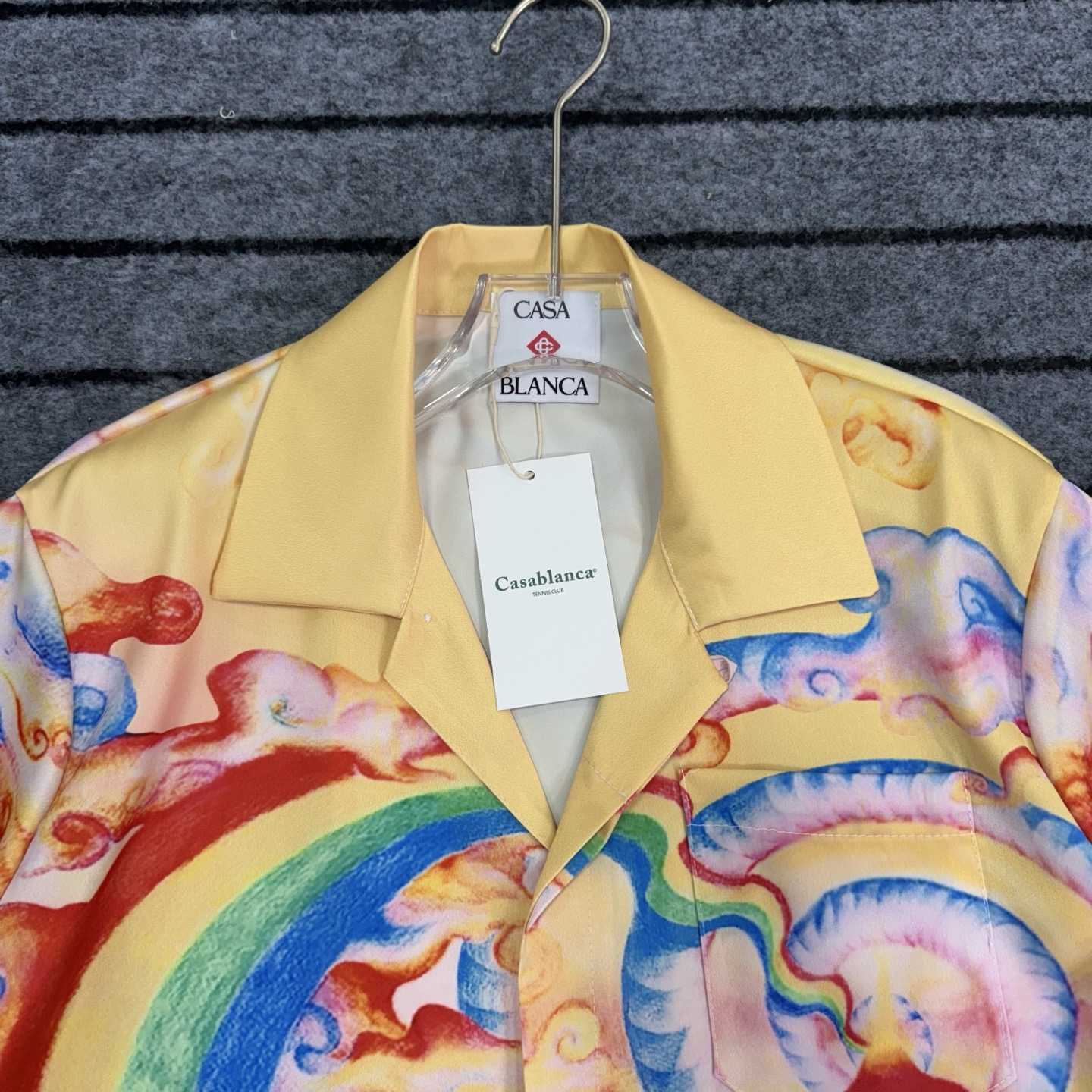 Casablanca Men's Color Nature's Teacher Shirt - FashionPlug