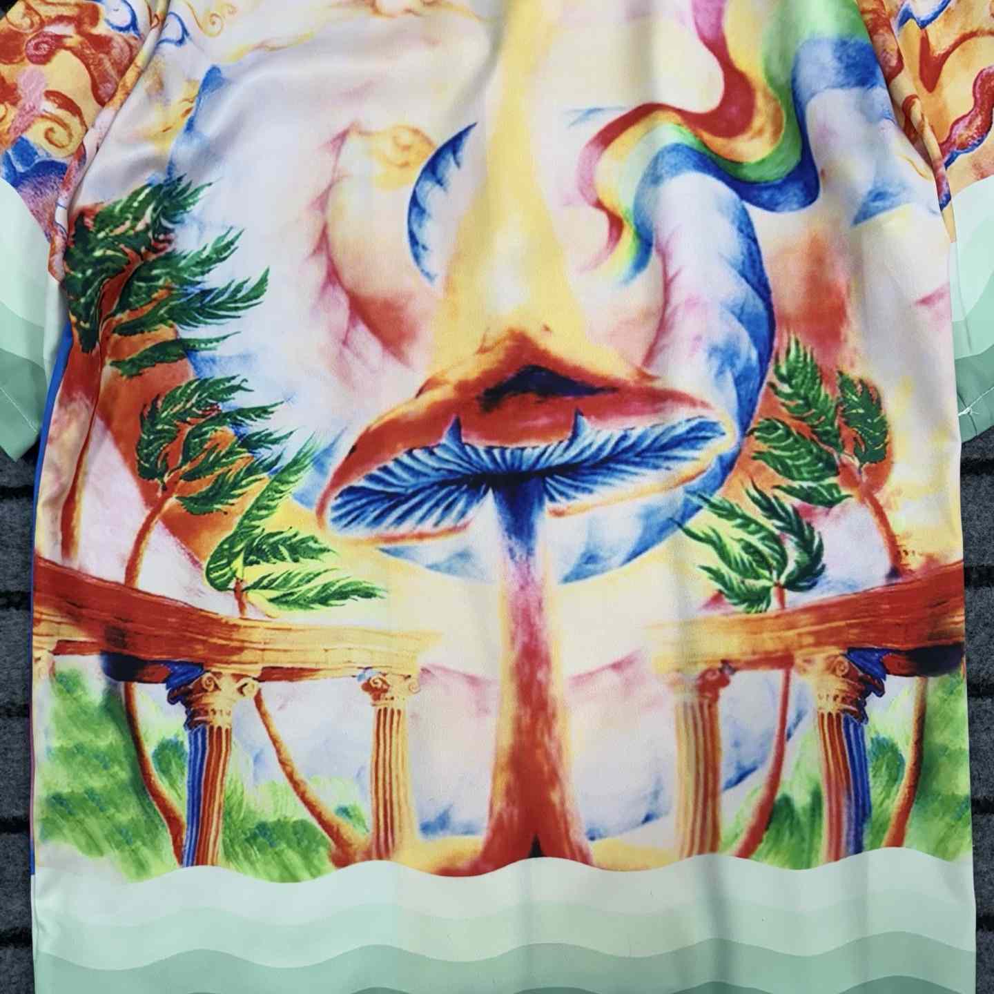 Casablanca Men's Color Nature's Teacher Shirt - FashionPlug