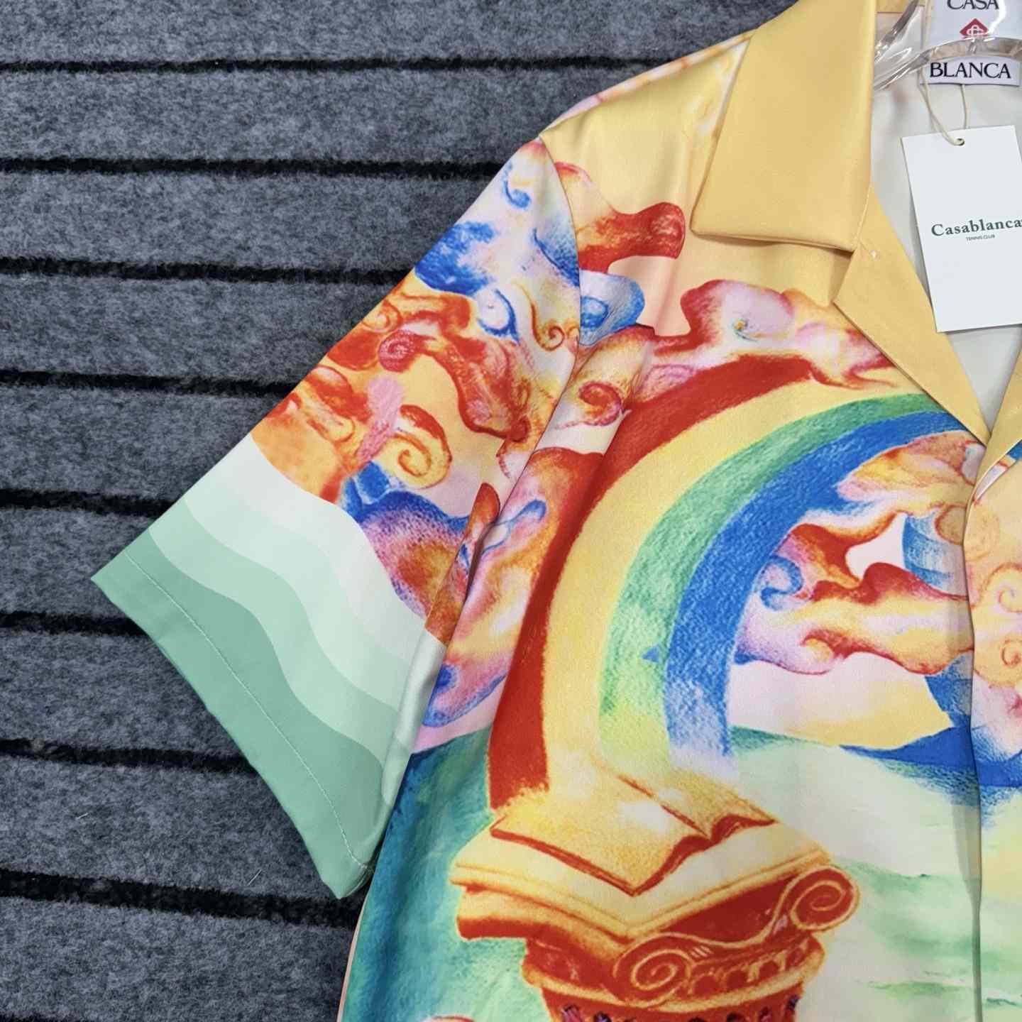Casablanca Men's Color Nature's Teacher Shirt - FashionPlug