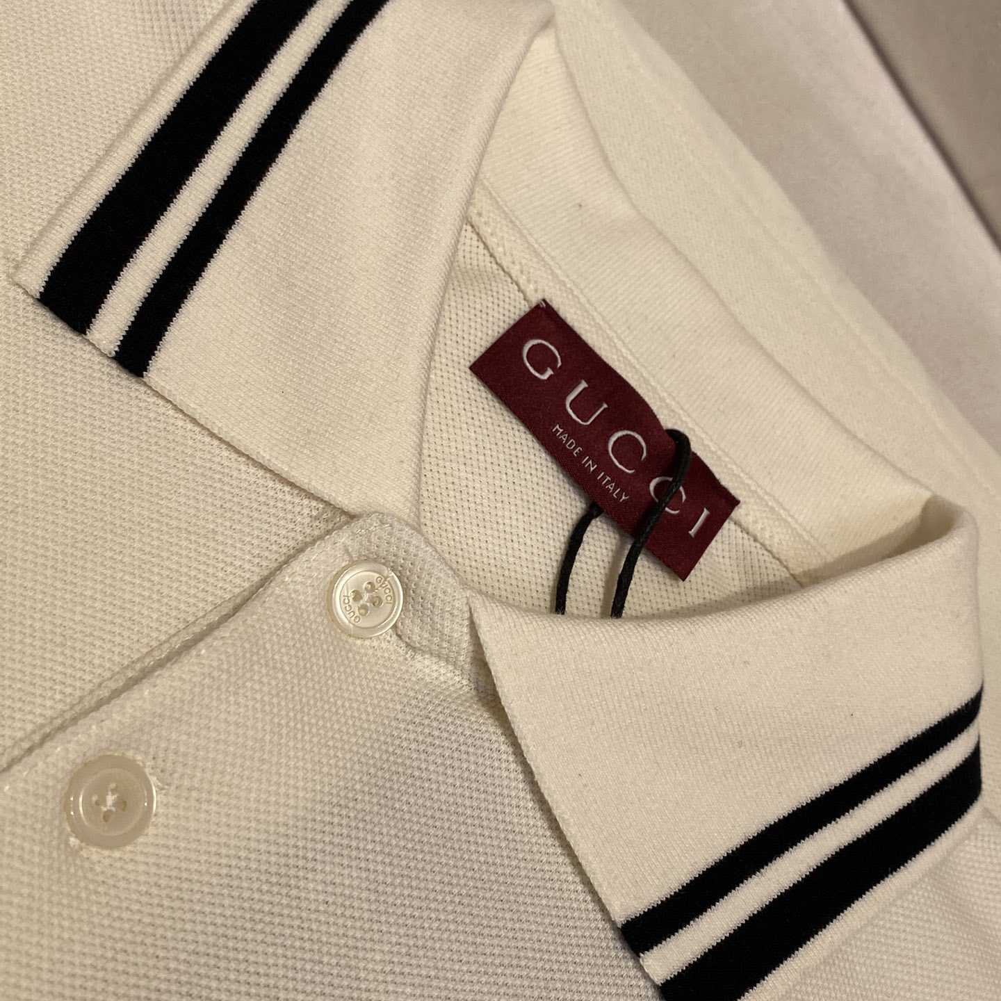 Gucci Cotton Polo Shirt  - FashionPlug
