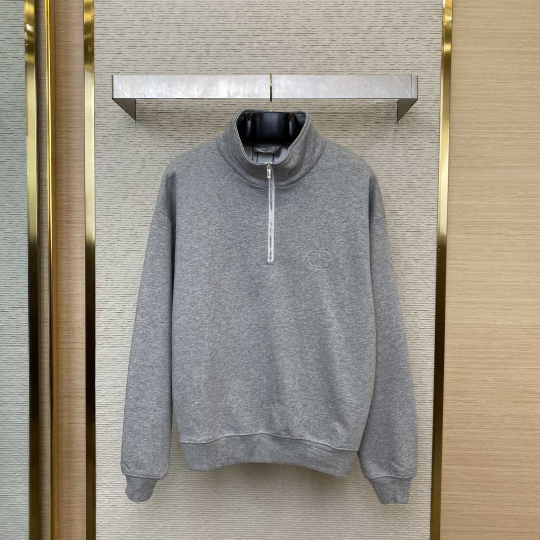 Dior CD Icon Half-Zip Sweatshirt   - FashionPlug