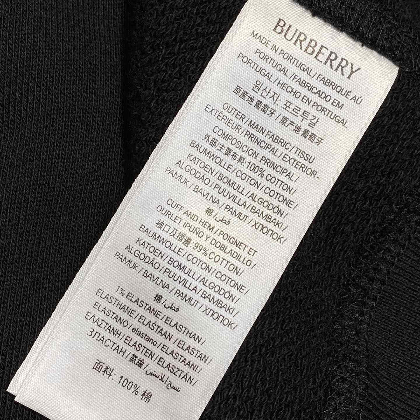 Burberry Check Label Cotton Jogging Pants - FashionPlug