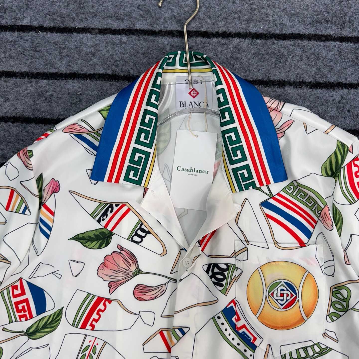 Casablanca Le Vase Brise Silk Shirt - FashionPlug