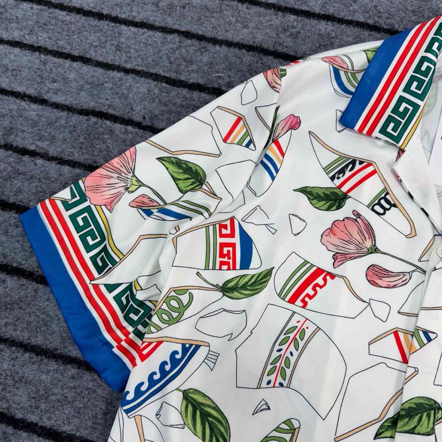 Casablanca Le Vase Brise Silk Shirt - FashionPlug