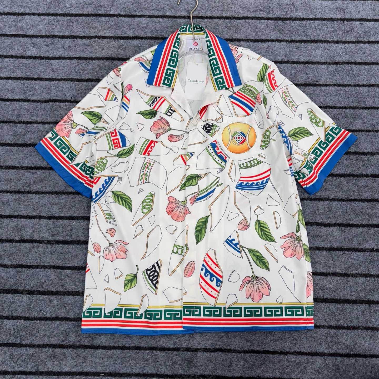 Casablanca Le Vase Brise Silk Shirt - FashionPlug