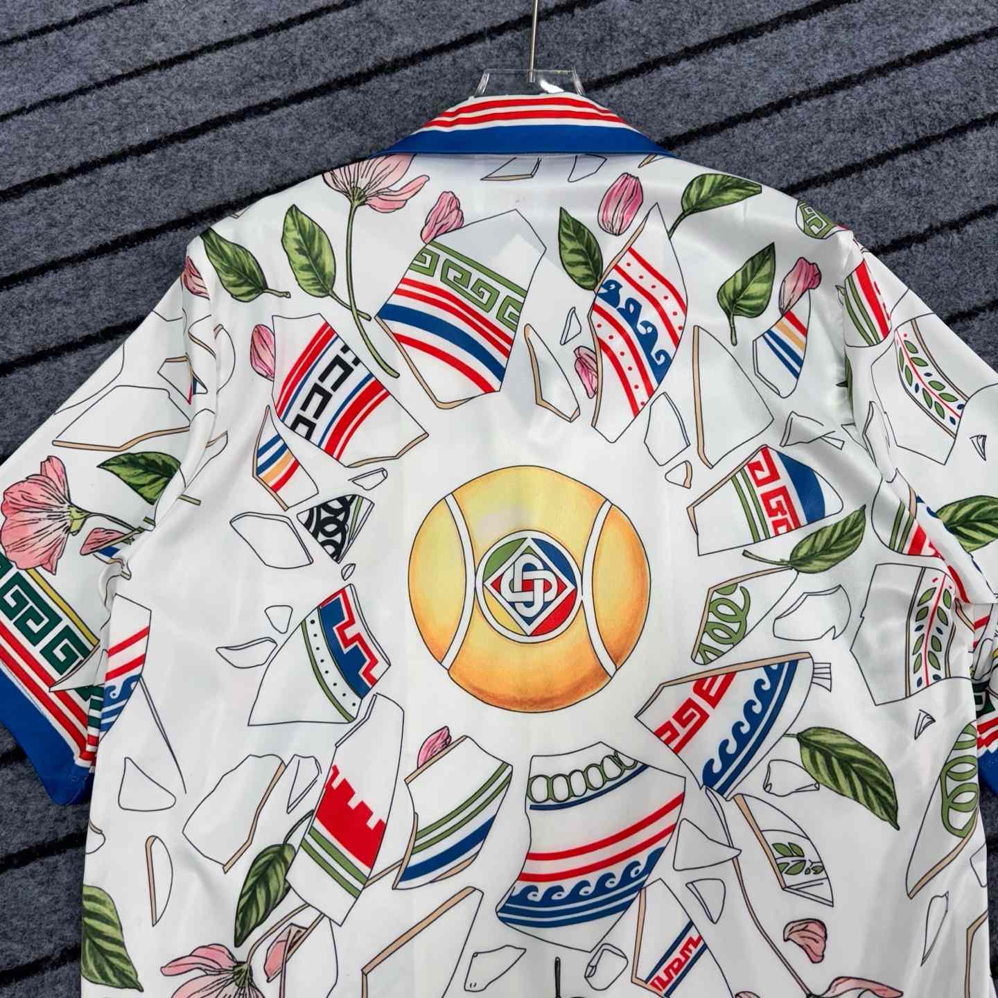 Casablanca Le Vase Brise Silk Shirt - FashionPlug