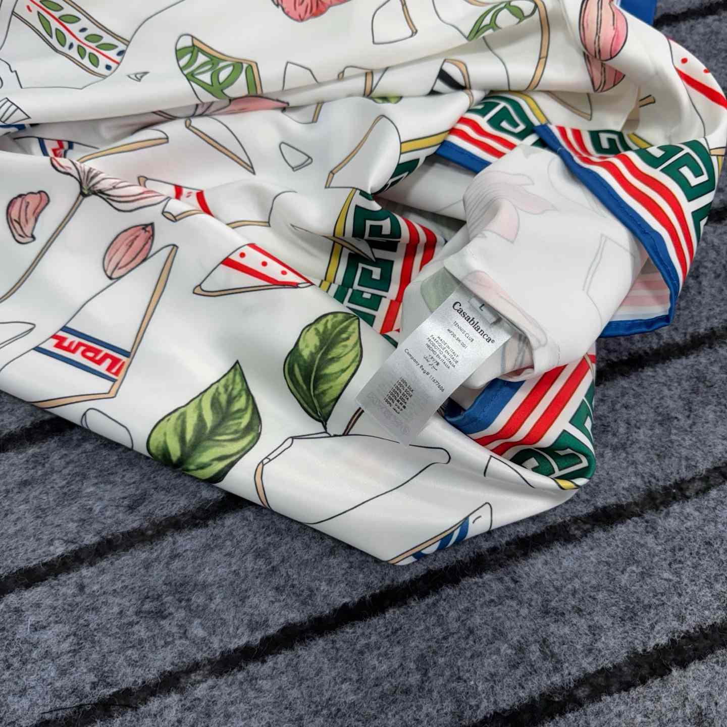 Casablanca Le Vase Brise Silk Shirt - FashionPlug