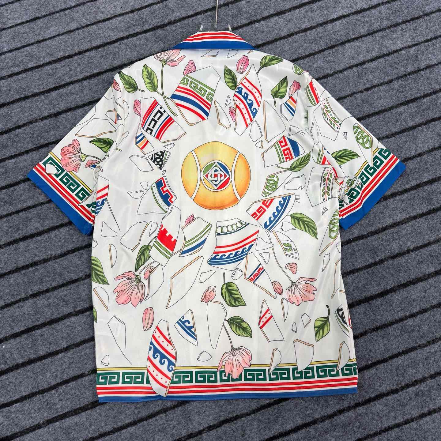 Casablanca Le Vase Brise Silk Shirt - FashionPlug