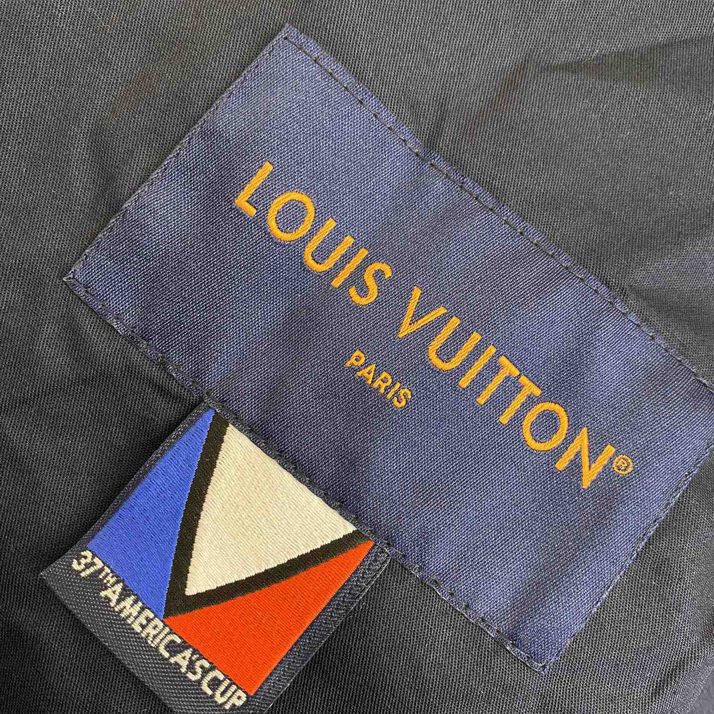 Louis Vuitton Damier Open Collar Cotton Overshirt  1AFVN5 - FashionPlug