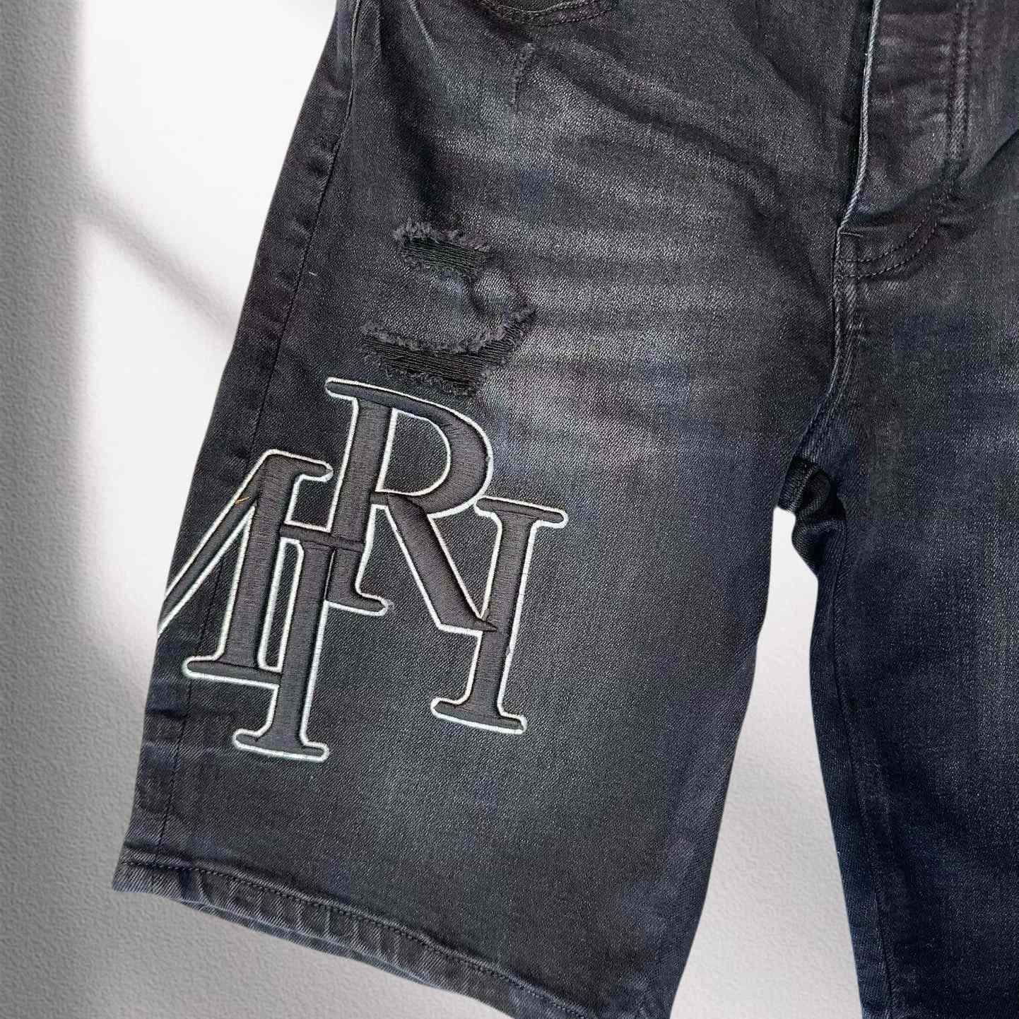 Amiri Denim Shorts     8015 - FashionPlug
