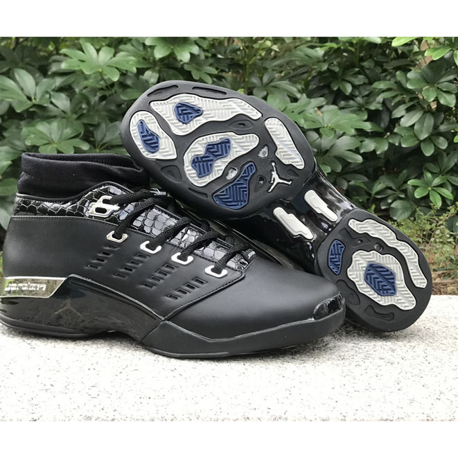 Jordan Air Jordan 17 0G Low Black Chrome   303891-004 - FashionPlug