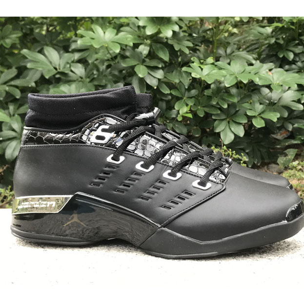 Jordan Air Jordan 17 0G Low Black Chrome   303891-004 - FashionPlug