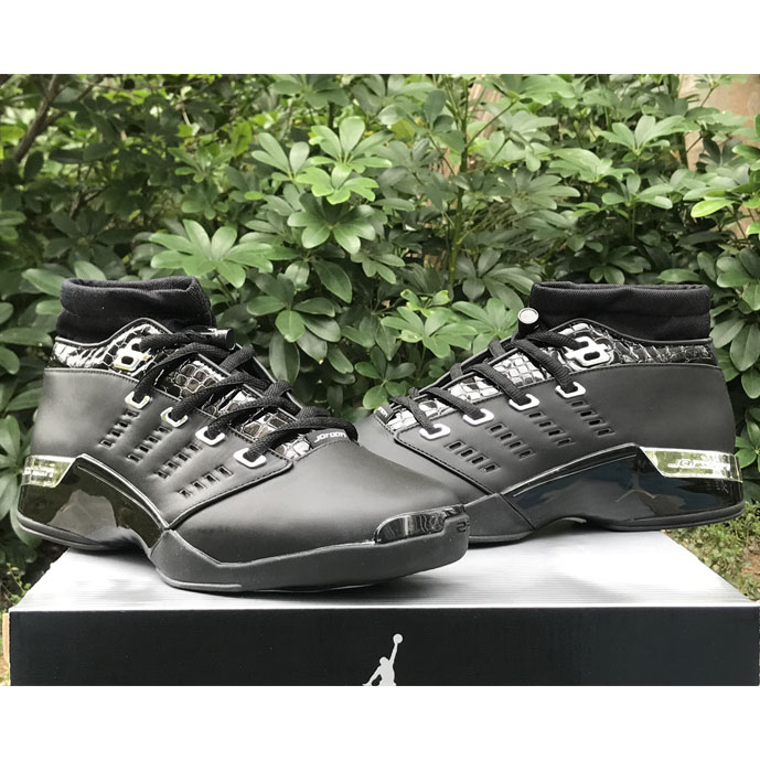 Jordan Air Jordan 17 0G Low Black Chrome   303891-004 - FashionPlug