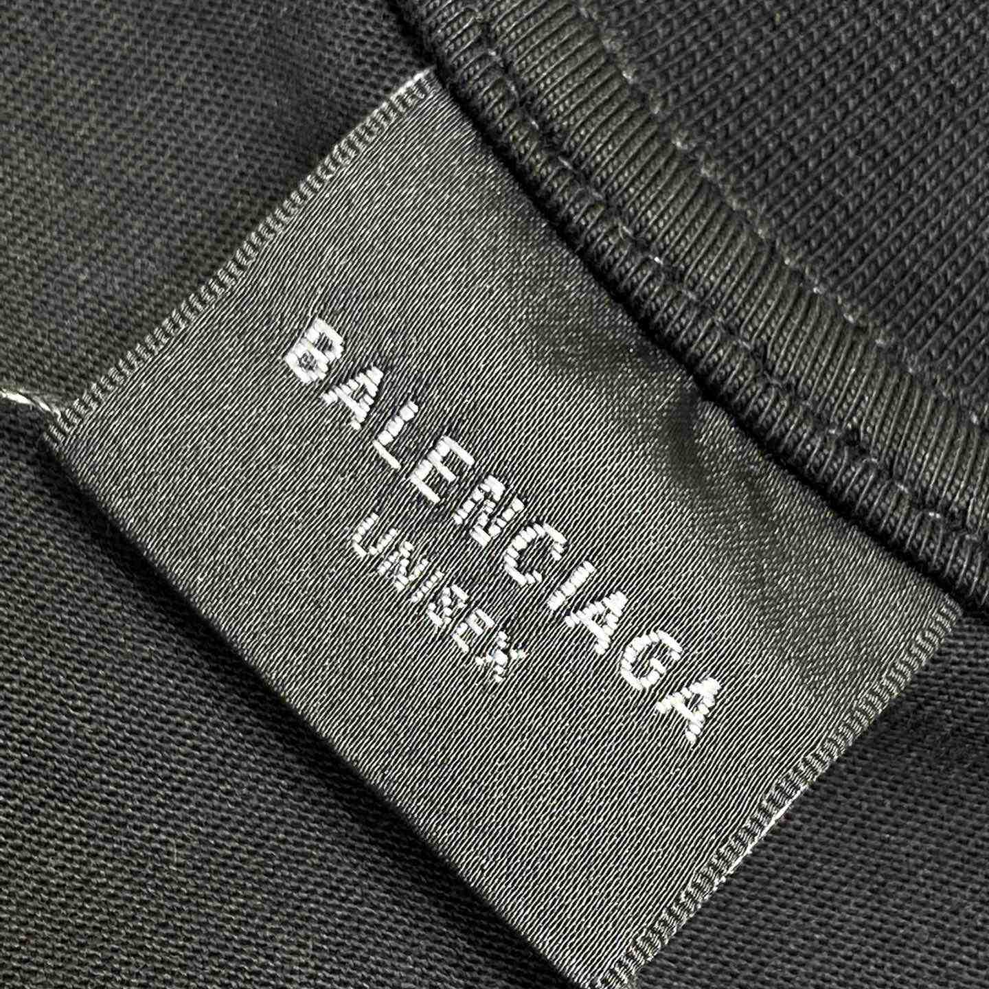Balenciaga Political Campaign Layered T-shirt In Black - FashionPlug