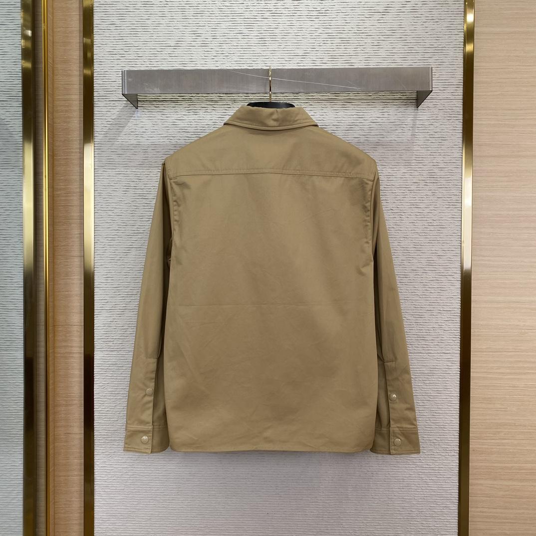Moncler Gabardine Cotton Shirt Jacket - FashionPlug
