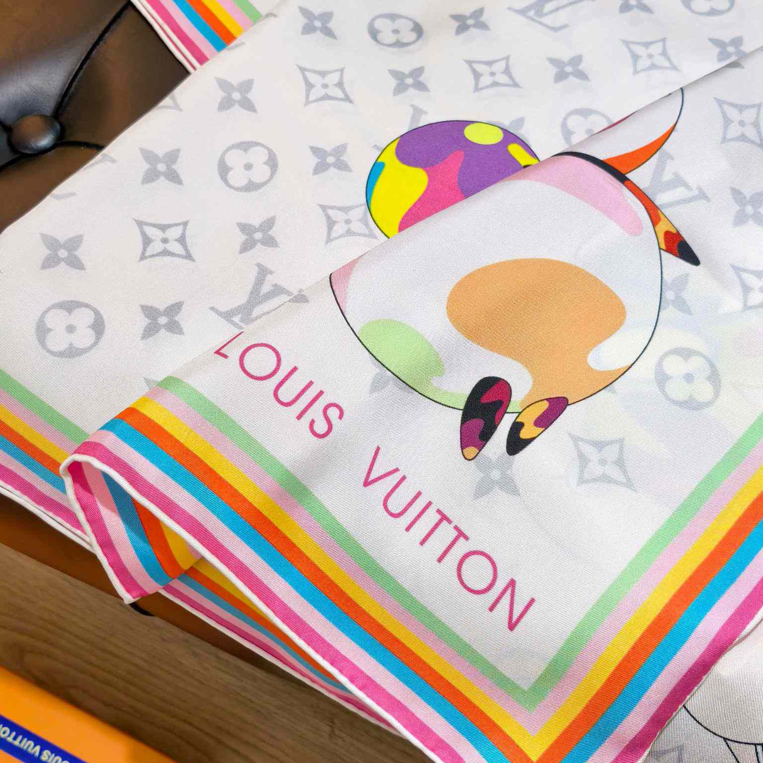 Louis Vuitton LV x TM Monogram Superflat Characters Square 90    - FashionPlug