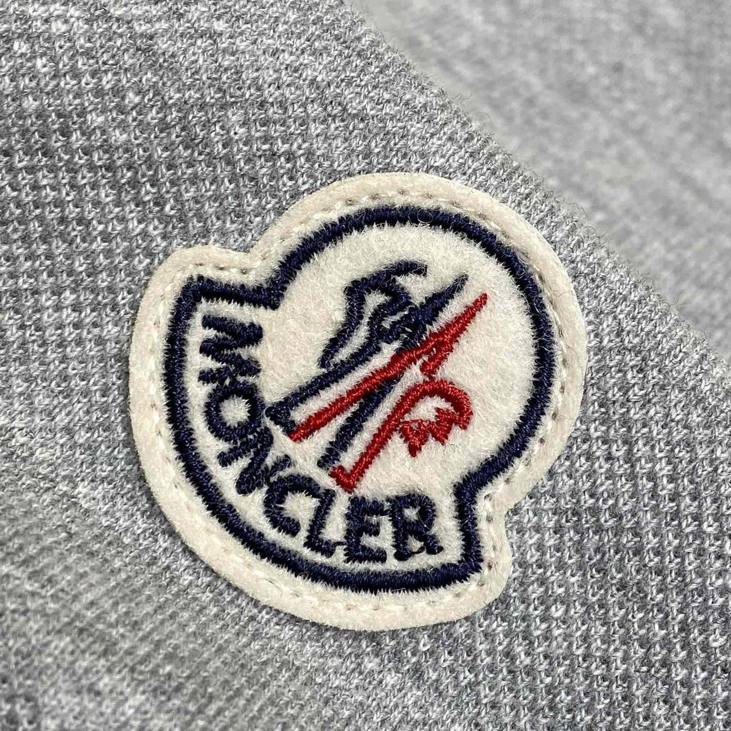 Moncler Logo Cotton Polo Shirt - FashionPlug