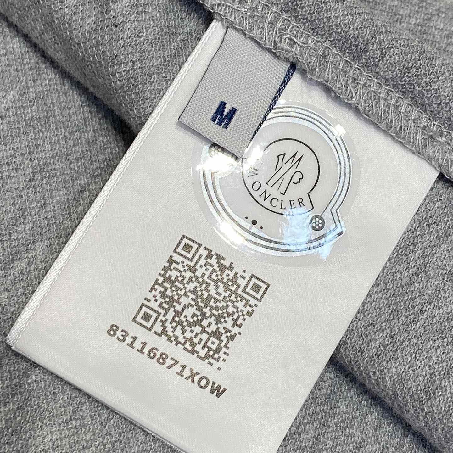 Moncler Logo Cotton Polo Shirt - FashionPlug