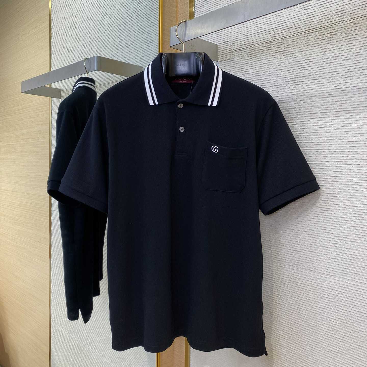 Gucci Cotton Polo Shirt  - FashionPlug