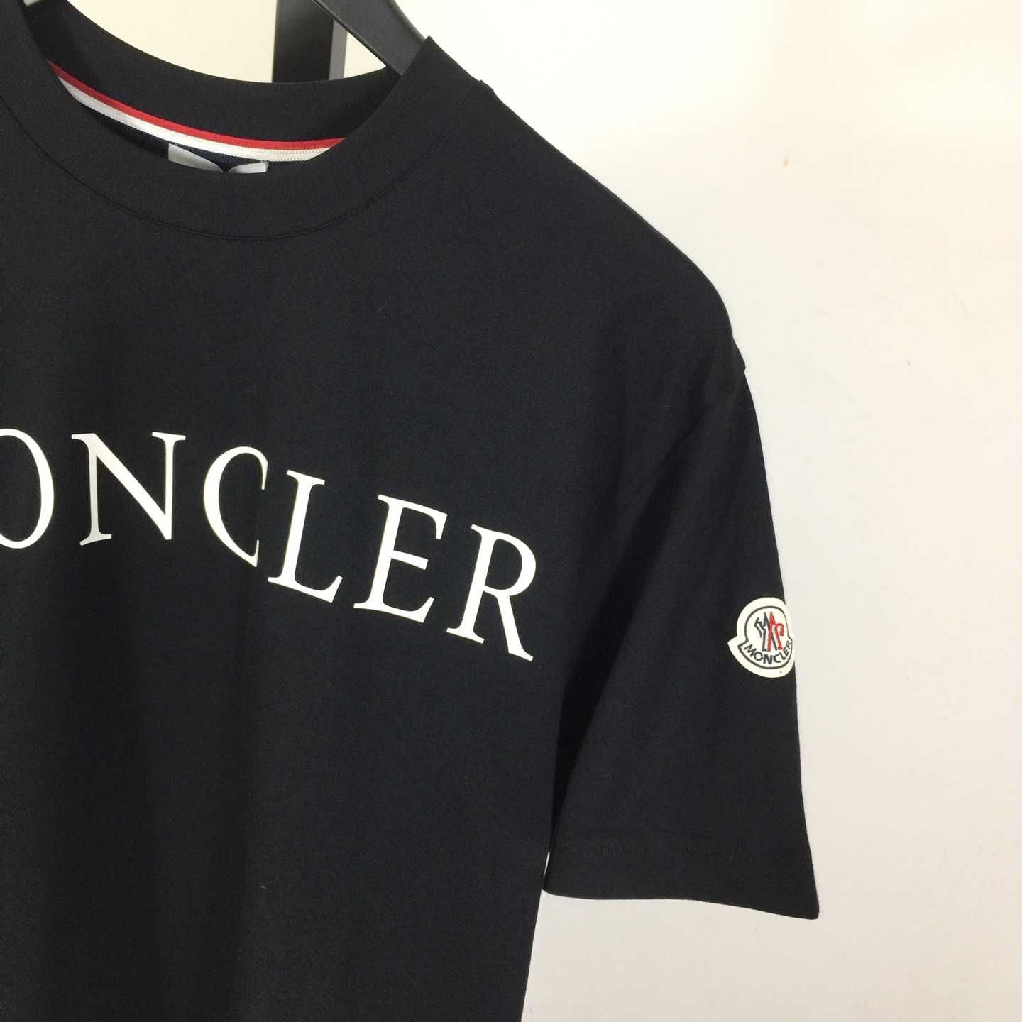 Moncler Logo Cotton T-shirt - FashionPlug