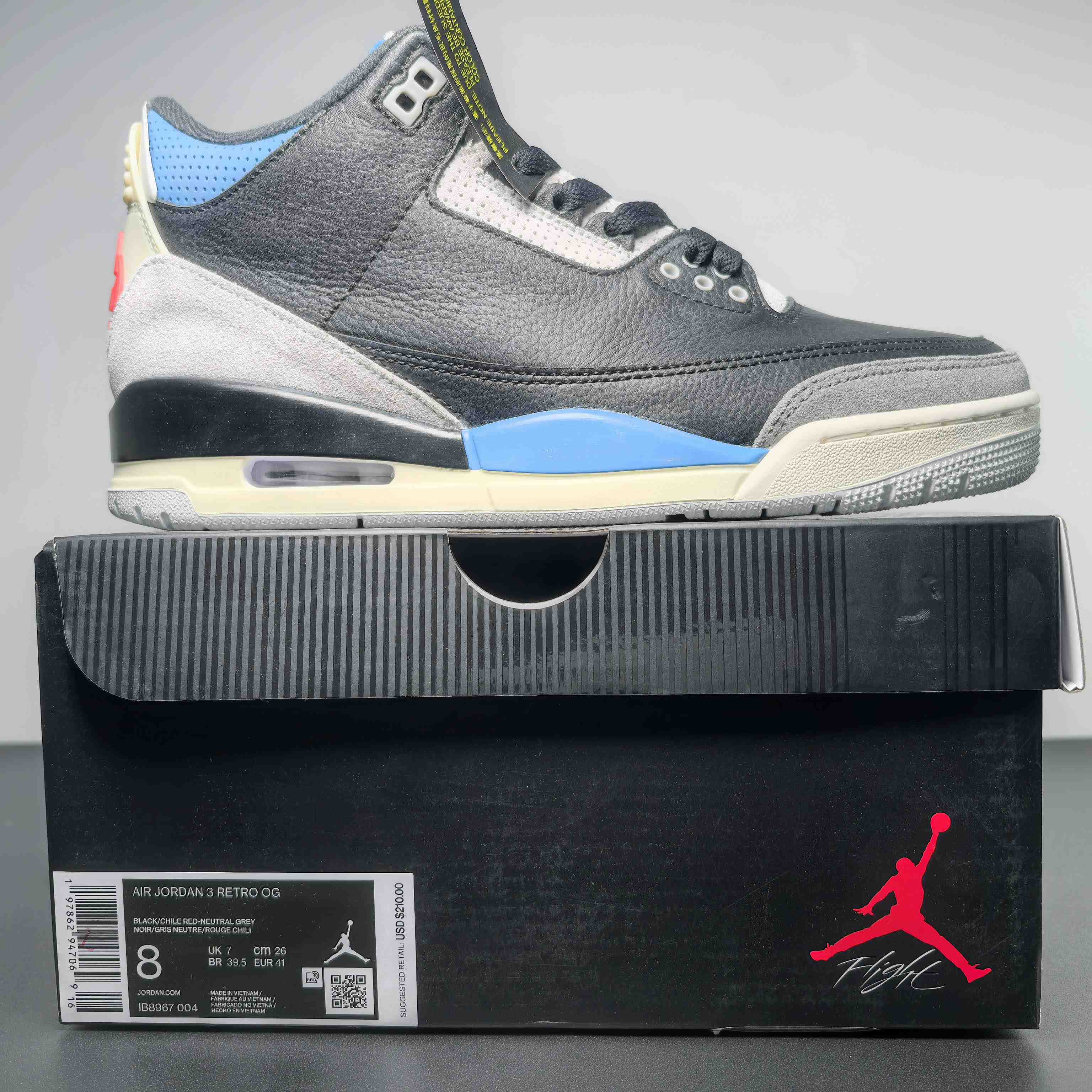 Air Jordan 3 OG“Rare Air” Basketball Shoes    IB8967-004 - FashionPlug