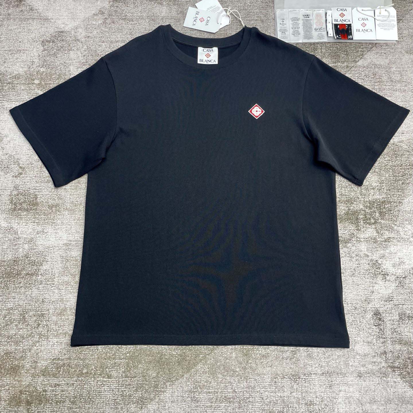 Casablanca Logo-patch T-shirt  C1001 - FashionPlug