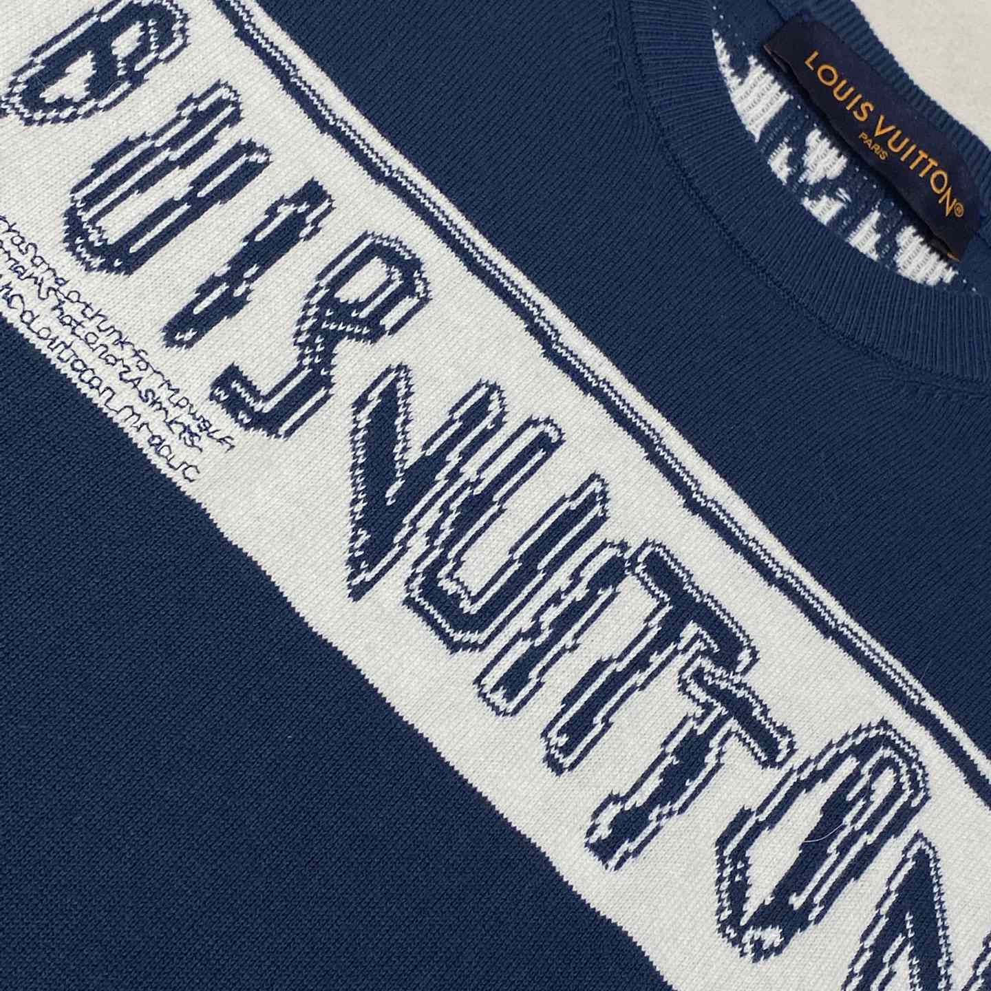 Louis Vuitton Short-Sleeved Cotton Crewneck   - FashionPlug