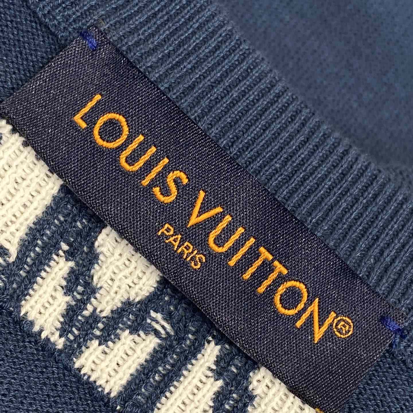 Louis Vuitton Short-Sleeved Cotton Crewneck   - FashionPlug