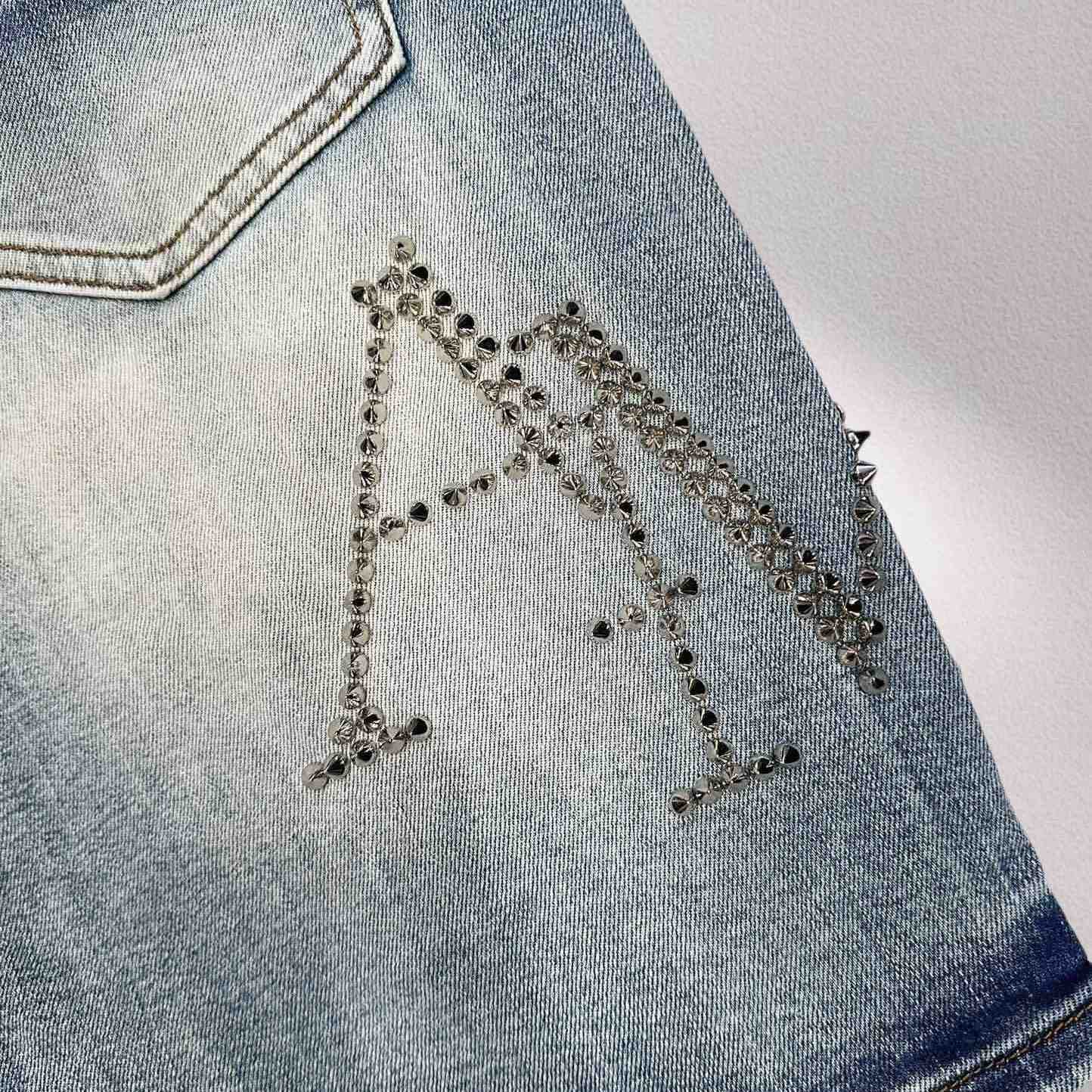 Amiri Denim Shorts     8000 - FashionPlug