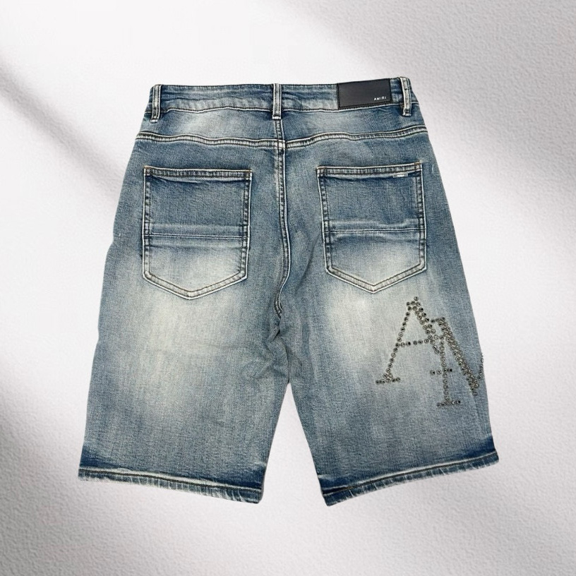 Amiri Denim Shorts     8000 - FashionPlug