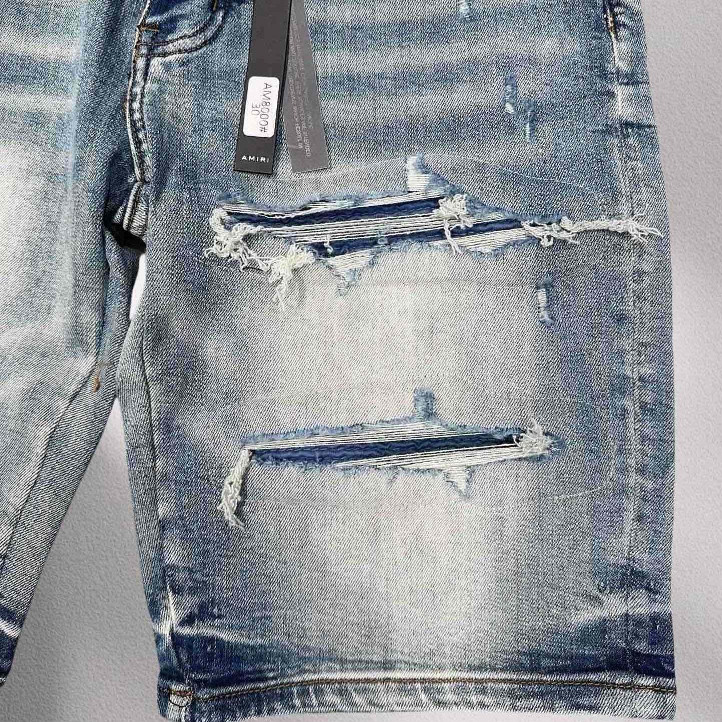 Amiri Denim Shorts     8000 - FashionPlug