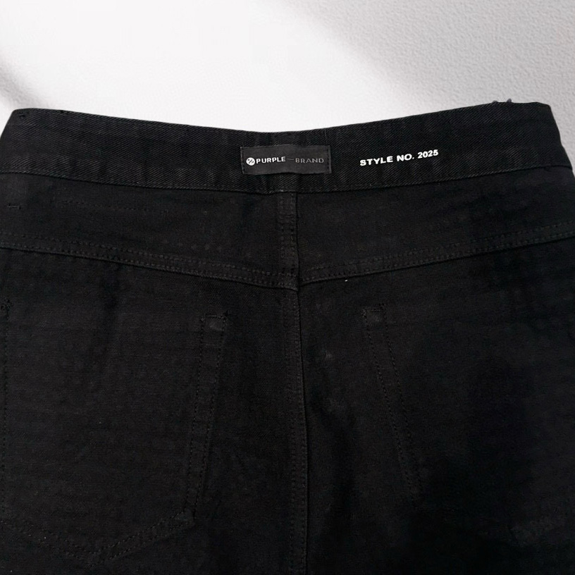 Purple-Brand Denim Shorts    6023-1 - FashionPlug