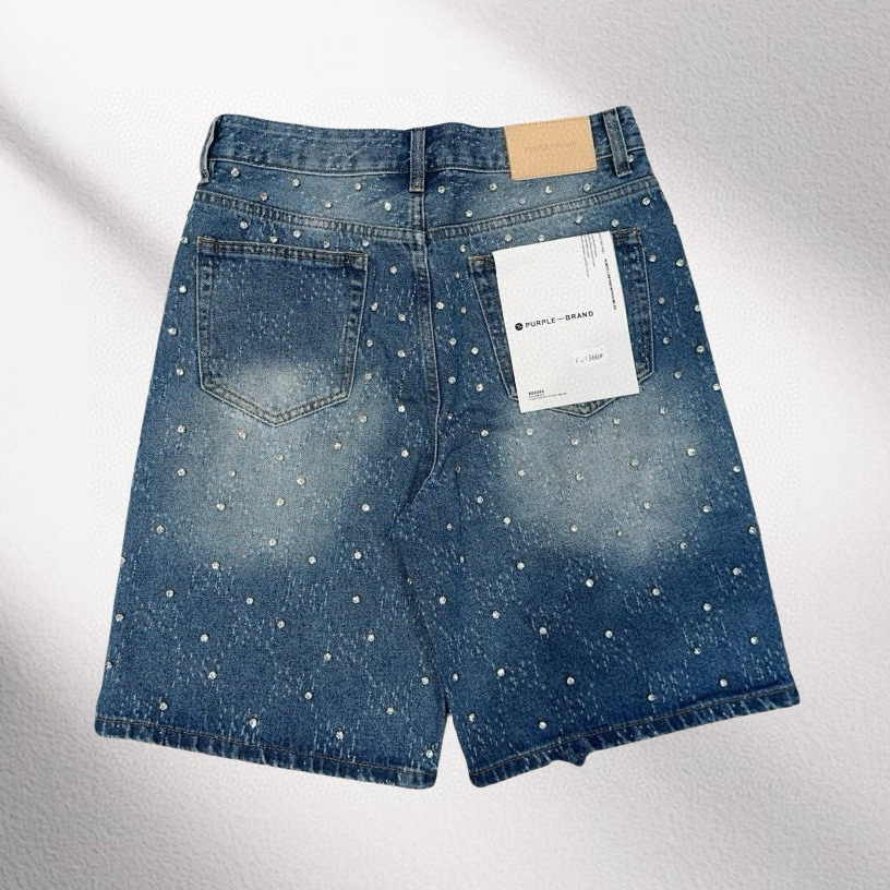 Purple-Brand Denim Shorts    1366 - FashionPlug