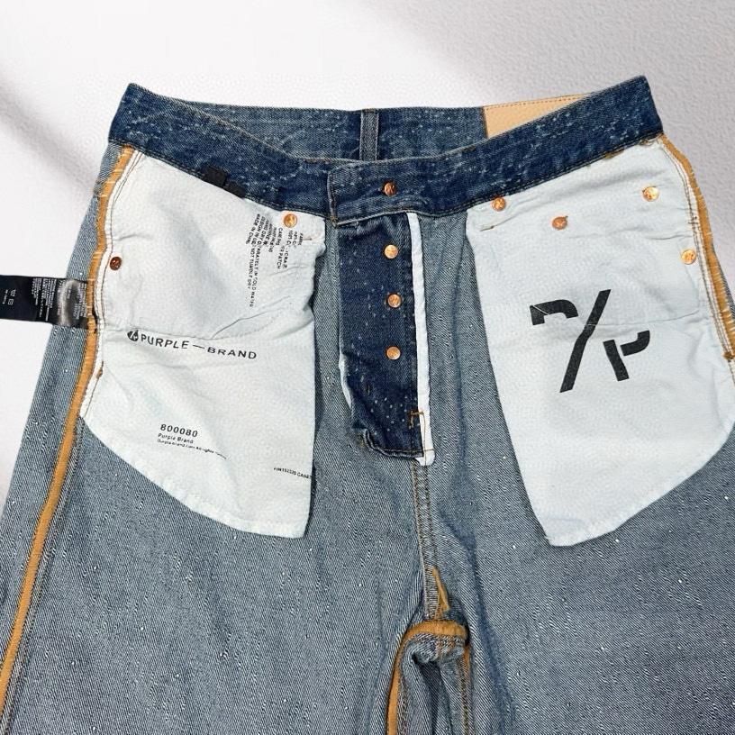 Purple-Brand Denim Shorts    1366 - FashionPlug