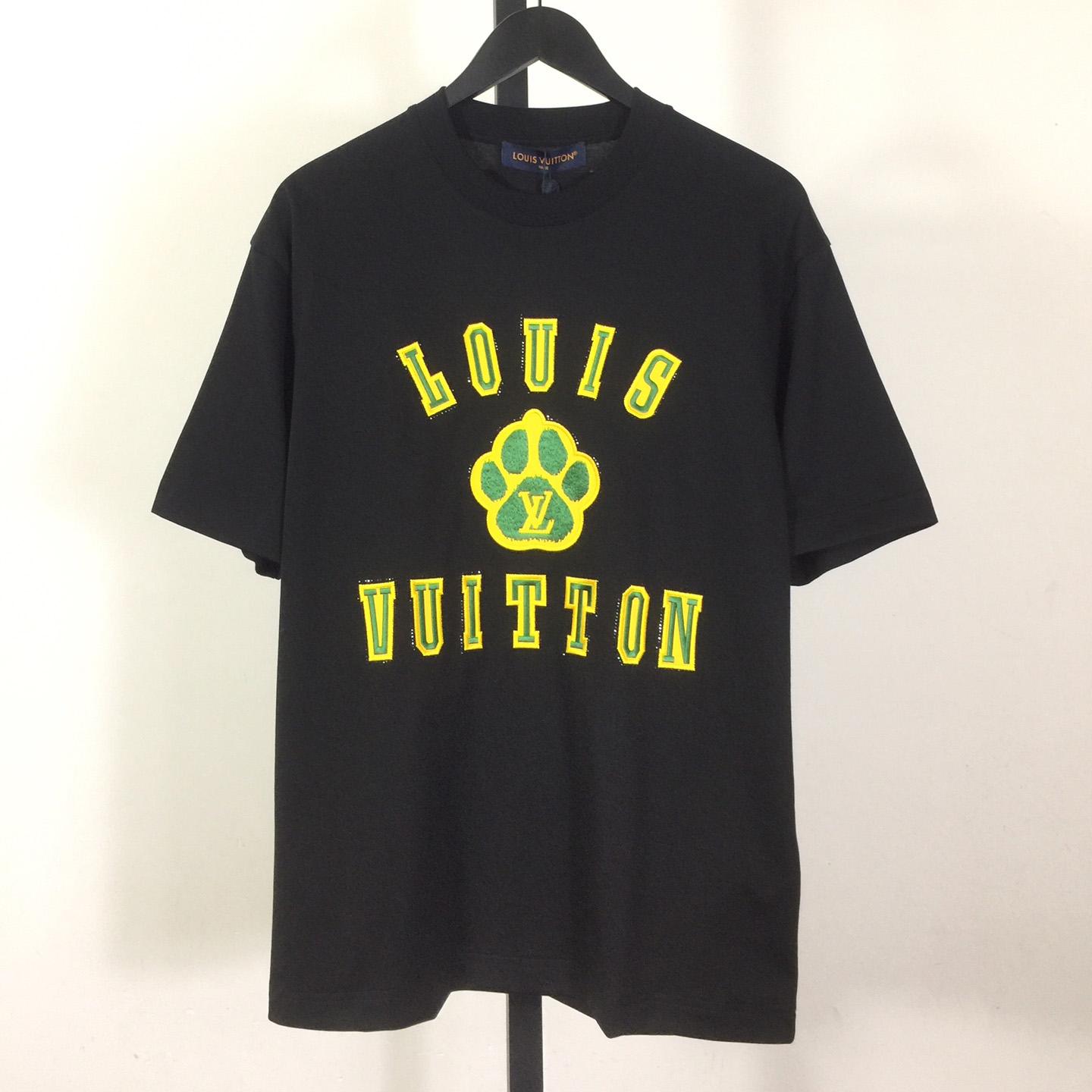 Louis Vuitton Embellished Short-Sleeved Cotton Crewneck - FashionPlug