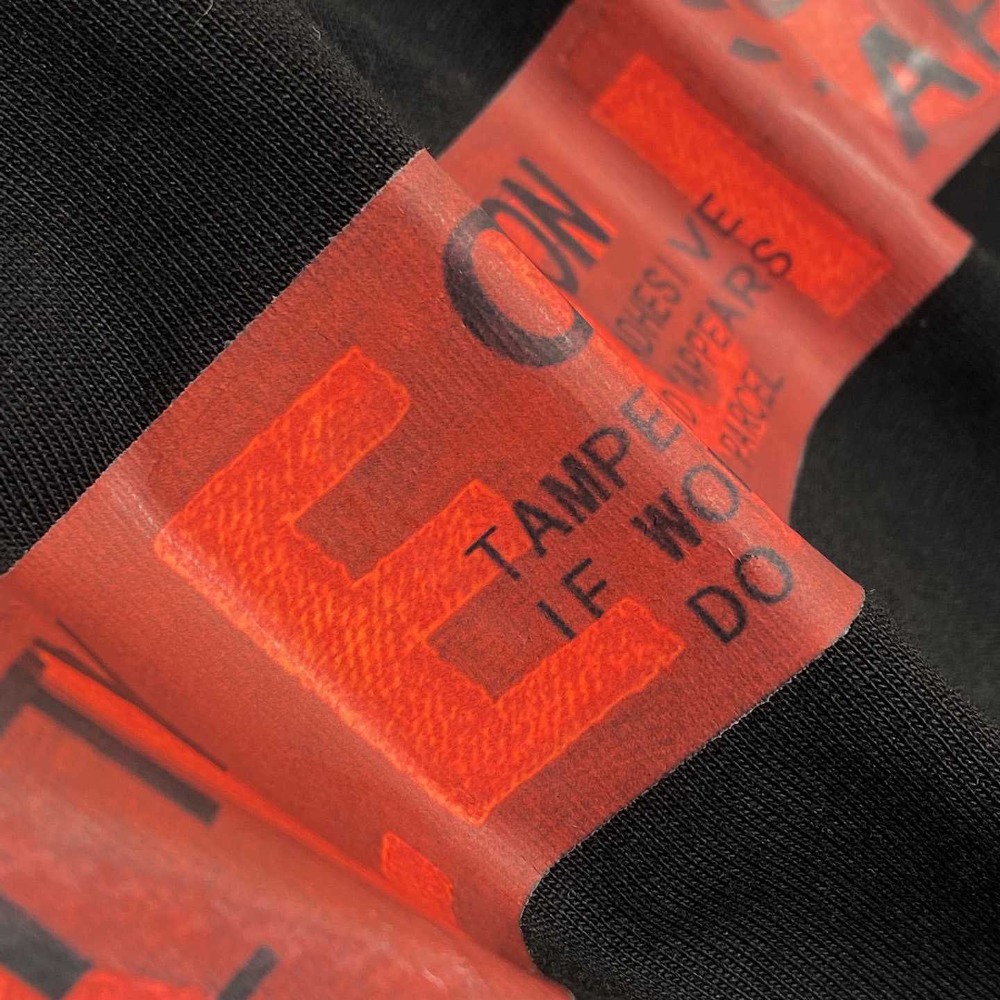 Balenciaga Taped Balenciaga Back T-Shirt Medium Fit In Black - FashionPlug