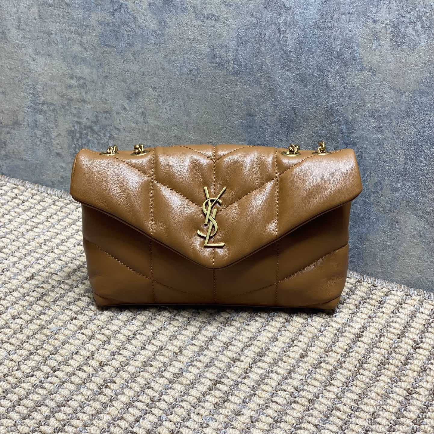 Saint Laurent Toy Puffer In Nappa Leather - FashionPlug