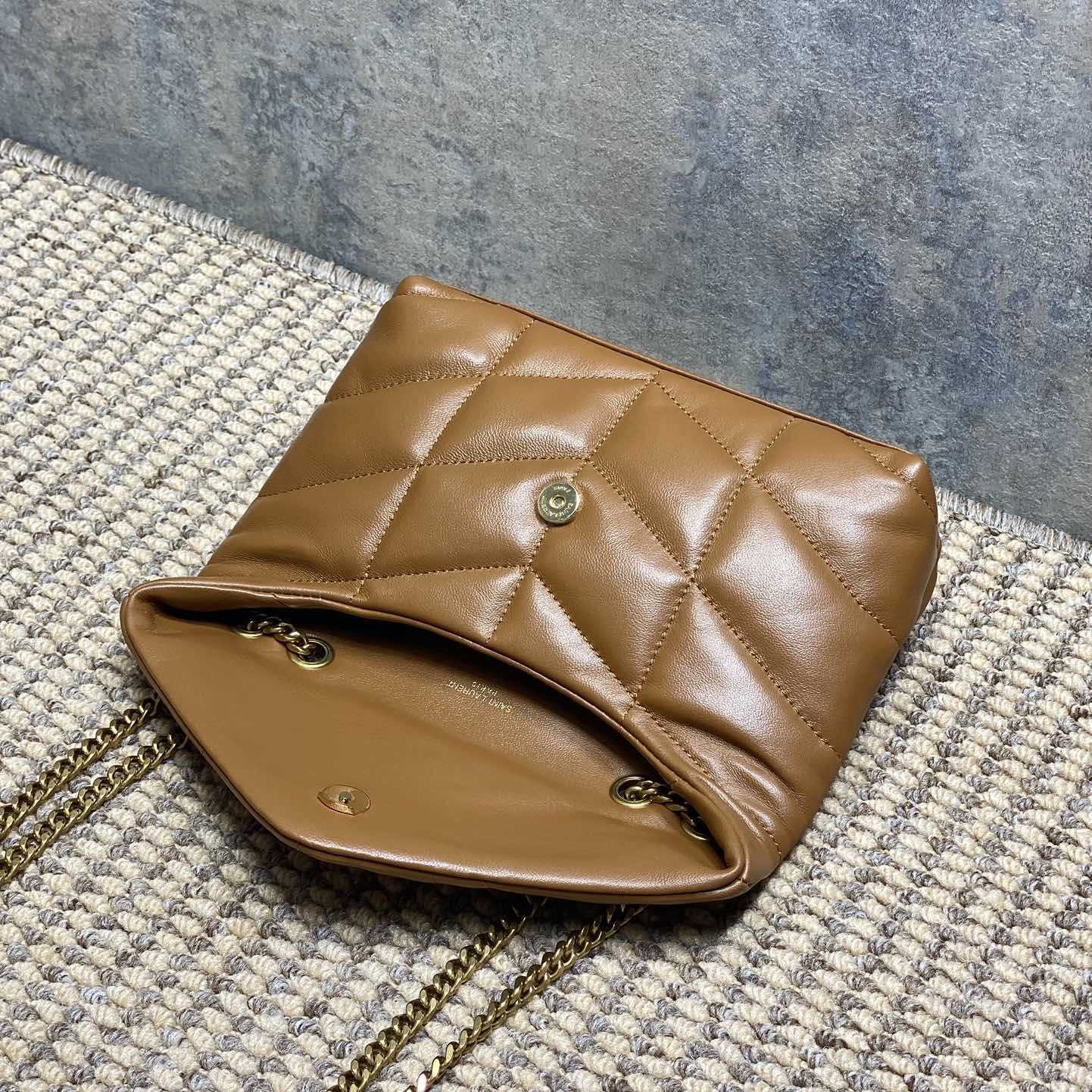Saint Laurent Toy Puffer In Nappa Leather - FashionPlug